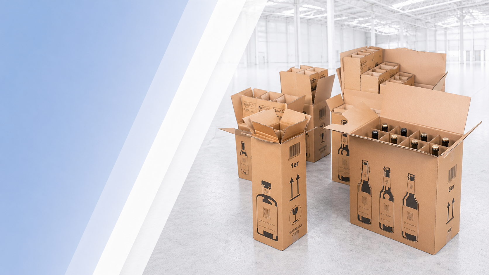 Individuelle Kartonagen bedruckt
