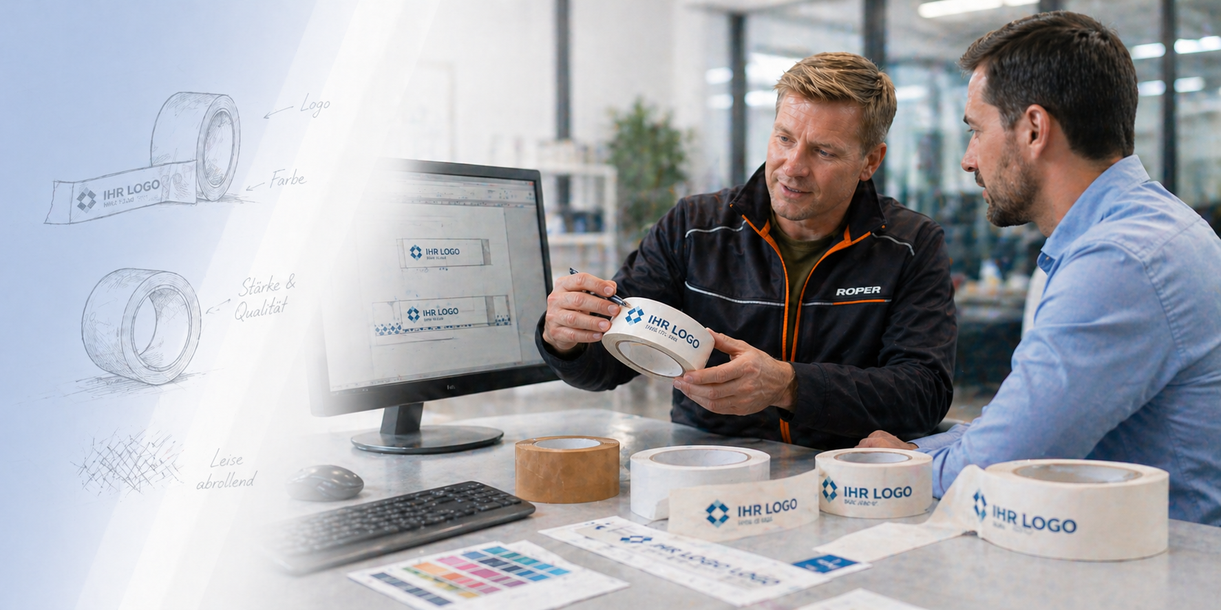 Beratung für Paketband Klebeband und bedrucktes Packband