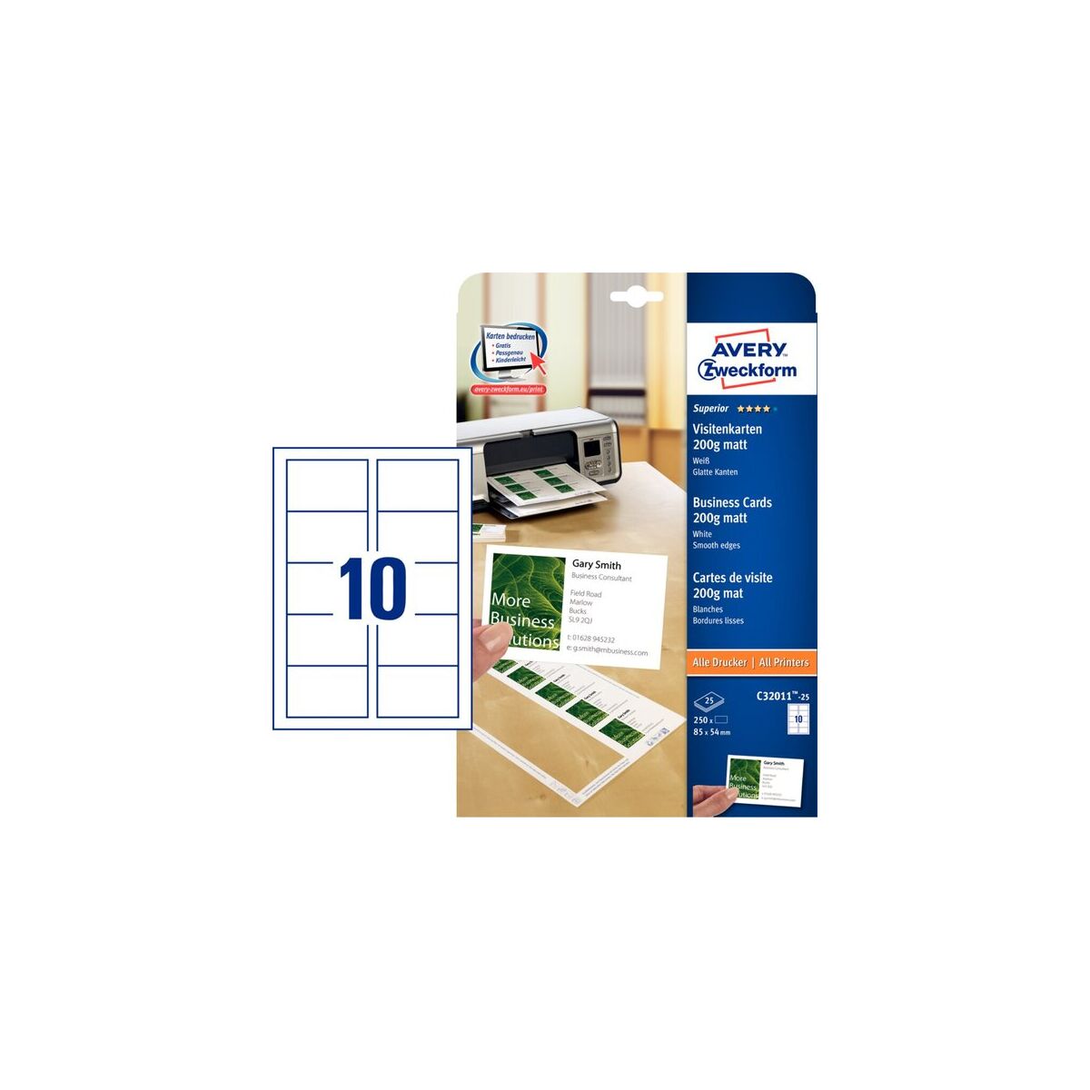 Papier, Etiketten, Formulare