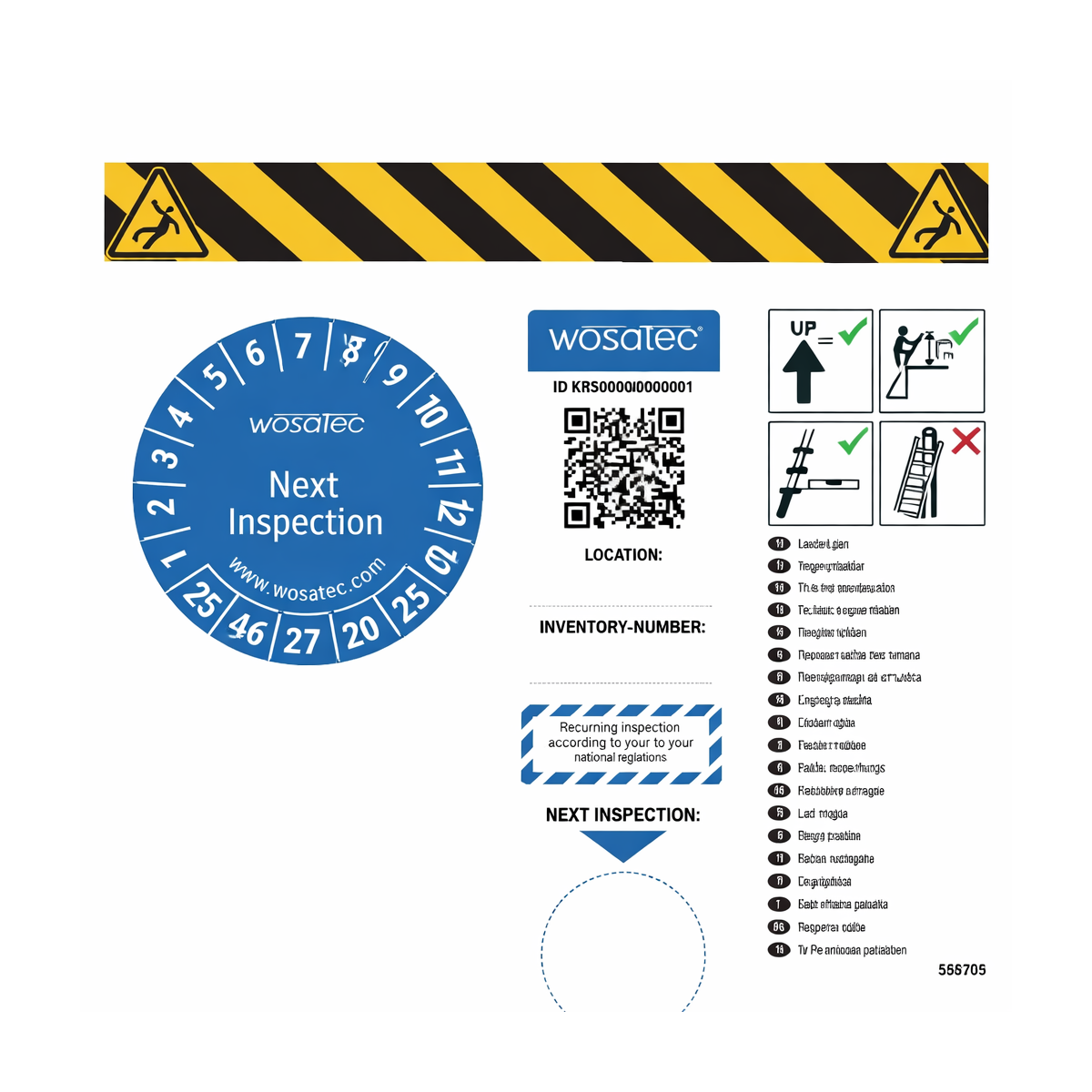 Etiketten/ Plaketten