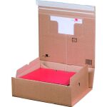 Pack-Box mit Haftklebung und Aufreißfaden