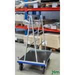 Kongamek KM08400 Plattenwagen (1000 x 700 x 1380 mm), blau