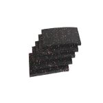 Antirutschmatte, Gummi-Fasermaterial schwarz, 200 x 200 x...