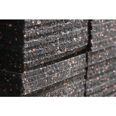 Antirutschmatte, Gummi-Fasermaterial schwarz, 200 x 100 x 8 mm, 175 Stück