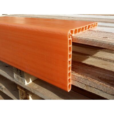 Kantenschutzwinkel, orange, 1000 x 190 x 190 x 19 mm