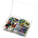 Sortimentsdose mit Gummiringen, Pinwandnadeln,...