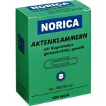 Aktenklammer Norica, 50mm, gewellt, mit Kugelenden,...