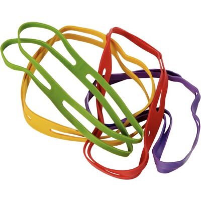 Kreuzbänder farbig sortiert, 150 x 11 mm, 100g