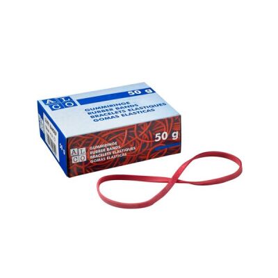 Gummiringe Durchmesser 65 mm, rot, 50 g