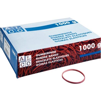 Gummibänder, rot, 200x6mm, 1000g