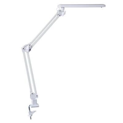 Tischleuchte LED, mit Klemme, weiß, Lebensdauer 30.000 h