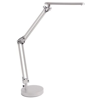 Tischleuchte LED, mit Fuß, silber, Lebensdauer 30.000 h