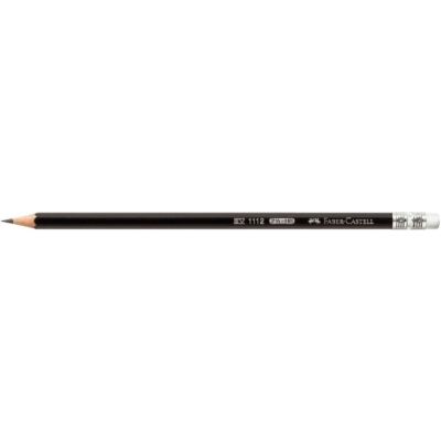 Der Bleistift 1112 überzeigt durch hohe Qualität beim Schreiben, Zeichnen und Skizzieren. Der Schaft ist mit schwarzem umweltfreundlichem Wasserlack lackiert. Seine Mine ist durch eine Spezialverleimung bruchgeschützt. Härtegrad: HB. Schaftfarbe: schwarz.