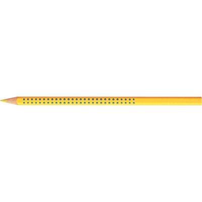 Farbstift COLOUR GRIP, kadmiumgelb, ergometrischer Dreikant, wasservermalbar, auswaschbar aus den meisten Textilien, hohe Bruchsicherheit, hohe Leuchtkraft