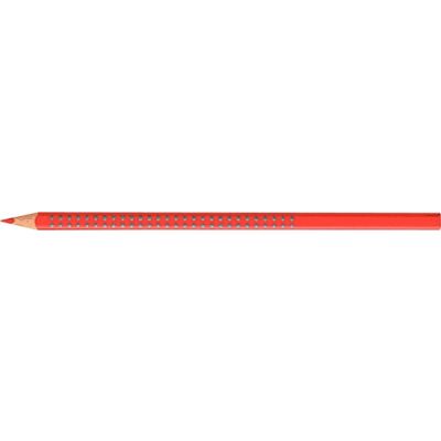 Farbstift COLOUR GRIP, geraniumrot, ergometrischer Dreikant, wasservermalbar, auswaschbar aus den meisten Textilien, hohe Bruchsicherheit, hohe Leuchtkraft