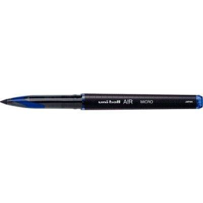 Tintenroller UNI-BALL AIR Micro blau mit Kappe und Clip, 0,2 - 0,45 mm