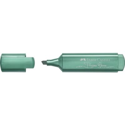 Textmarker 46 Metallic, green, Strichstärke: 1 und 5 mm.