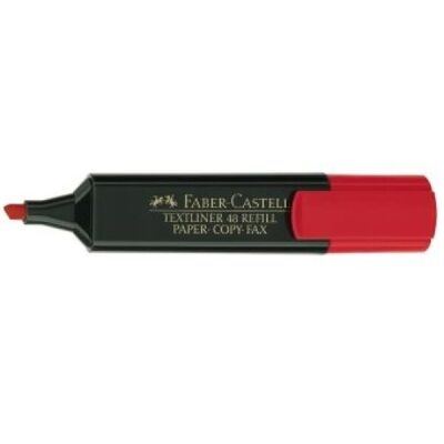 Textmarker/Textliner 48 Refill 1-5mm, rot