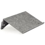 Dokumentenhalter FlexDoc Circular, grau, aus PET-Filz.