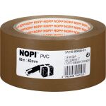 Packband NOPI® Pack PVC geprägt, braun, 66 m x...