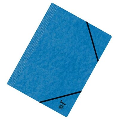 Dreiflügelmappe, A4, 390g/qm, blau