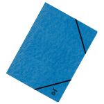 Dreiflügelmappe, A4, 390g/qm, blau