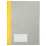 Schnellhefter A4, mit Einsteckfach, gelb, transparenter...