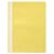Schnellhefter A4, dokumentenecht, PP, gelb, transparenter Deckel