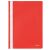 Schnellhefter A4, dokumentenecht, PP, rot, transparenter Deckel