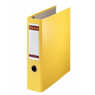 Postschekordner A4, 7,5 cm o.Kanten- schutz, gelb, 2 x A5 quer abheftbar
