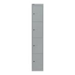 Schließfachschrank Office, 1 Abteil, 4 Fächer,...