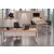 Cito Chefarbeitsplatz/Konferenztisch mit höhenfixem U-Gestell, Dekor grauweiß, Gestell verkehrsweiß, Maße (HxBxT): 740 x 2.400 x 1.200 mm