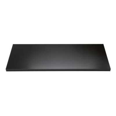 Fachboden mit Lateralhängevorrichtung für Flügeltürenschrank Universal, Farbe schwarz, Maße (HxBxT): 23 x 909 x 353 mm