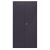 Flügeltürenschrank Universal, 3 Fachböden, 4 OH, Farbe schwarz, abschließbar, Maße (HxBxT): 1.806 x 914 x 400 mm
