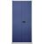 Flügeltürenschrank Universal, 4 Fachböden, 5 OH, Farbe Korpus lichtgrau, Türen oxfordblau, abschließbar, Maße (HxBxT): 1.950 x 914 x 400 mm