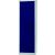 Flügeltürenschrank Universal, 4 Fachböden, 5 OH, Farbe Korpus lichtgrau, Türen oxfordblau, abschließbar, Maße (HxBxT): 1.950 x 600 x 400 mm