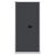 Flügeltürenschrank Universal, 4 verzinkte Fachböden, 5 OH, Farbe Korpus lichtgrau, Türen anthrazitgrau, abschließbar, Maße (HxBxT): 1.950 x 914 x 400 mm
