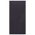 Flügeltürenschrank Universal, Garderobeneinsatz, Farbe schwarz, abschließbar, Maße (HxBxT): 1.950 x 914 x 400 mm