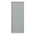 Rollladenschrank EuroTambour, 4 Fachböden, 5 OH, Farbe Korpus silber, Rollladen silber, abschließbar, Maße (HxBxT): 1.980 x 800 x 430 mm