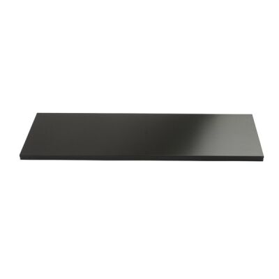 Fachboden mit Lateralhängevorrichtung für EuroTambour, Farbe schwarz, Maße (HxBxT): 27 x 1.072 x 380 mm