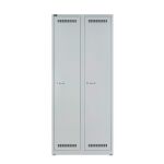 Garderobenschrank LIGHT 2 Abteile 400, Farbe lichtgrau,...