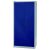 Flügeltürenschrank Universal, 4 verzinkte Fachböden, 5 OH, Farbe Korpus lichtgrau, Türen oxfordblau, abschließbar, Maße (HxBxT): 1.950 x 914 x 500 mm