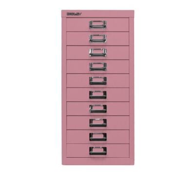 MultiDrawer?, 29er Serie, DIN A4, 10 Schubladen, Farbe pink, Maße (HxBxT): 590 x 279 x 380 mm