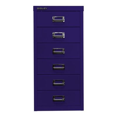 MultiDrawer?, 29er Serie, DIN A4, 6 Schubladen, Farbe oxfordblau, Maße (HxBxT): 590 x 279 x 380 mm