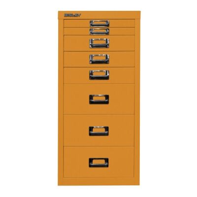 MultiDrawer?, 29er Serie, DIN A4, 8 Schubladen, Farbe orange, Maße (HxBxT): 590 x 279 x 380 mm