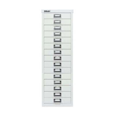 MultiDrawer?, 39er Serie, DIN A4, 15 Schubladen, Farbe verkehrsweiß, Maße (HxBxT): 860 x 279 x 380 mm