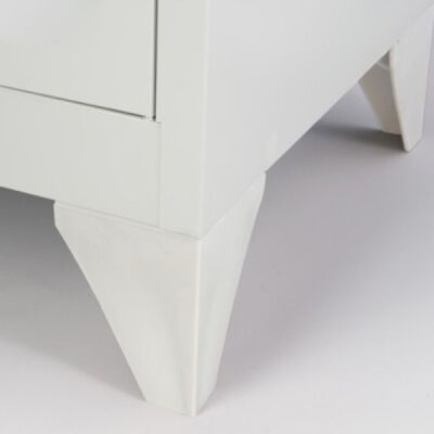 Polypropylenfüße für MonoBloc? Garderoben- & Schließfachsysteme, Höhe 150 mm, VE = 4 Stk., Farbe lichtgrau