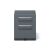 Rollcontainer Note? mit Griff, 1 Universalschublade, 1 HR-Schublade, Farbe anthrazitgrau, abschließbar, Maße (HxBxT): 495 x 420 x 565 mm