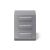 Rollcontainer Note? mit Griff, 3 Universalschubladen, Farbe silber, abschließbar, Maße (HxBxT): 495 x 420 x 565 mm