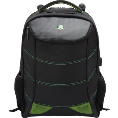 Laptop Rucksack 17", Snake Eye, schwarz/grün